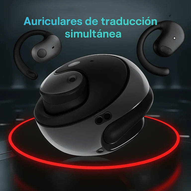 Audífonos Inalámbricos con IA — Traducción en tiempo real en 144 idiomas