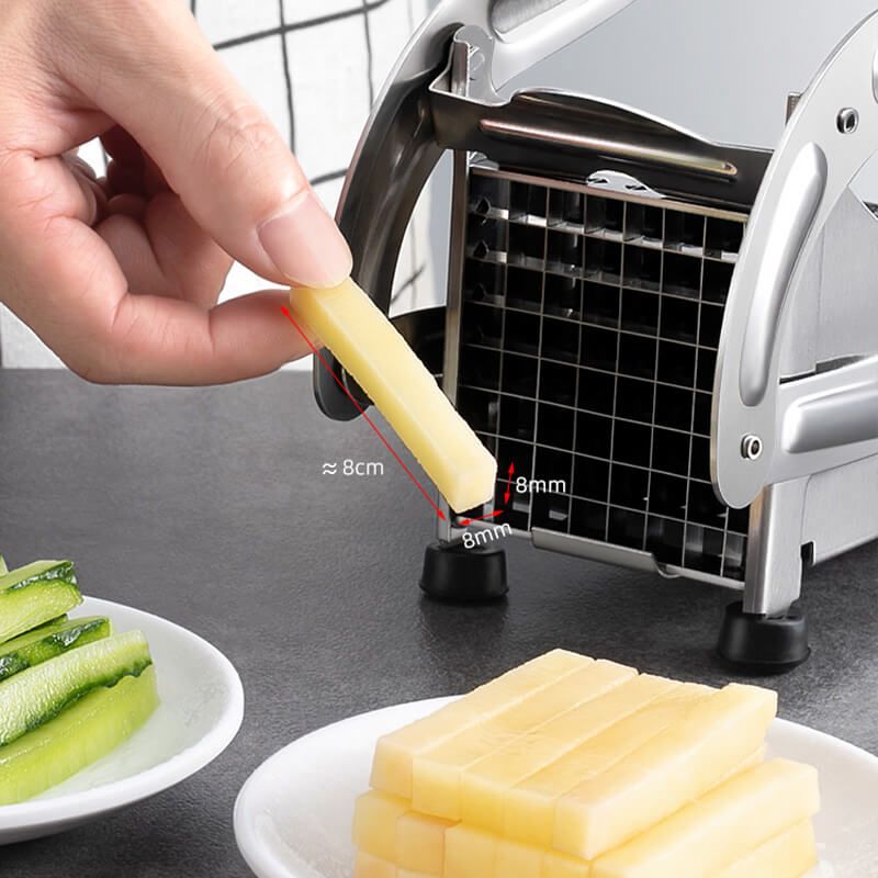 Cortador de Papas Fritas Profesional 2 en 1 – Papas, verduras y más al toque
