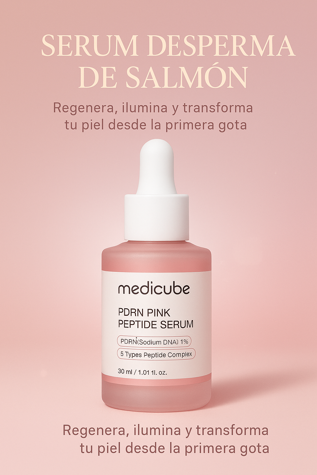 ✨ Sérum  PDRN salmon : Regenera, hidrata y mejora la luminosidad a tu piel