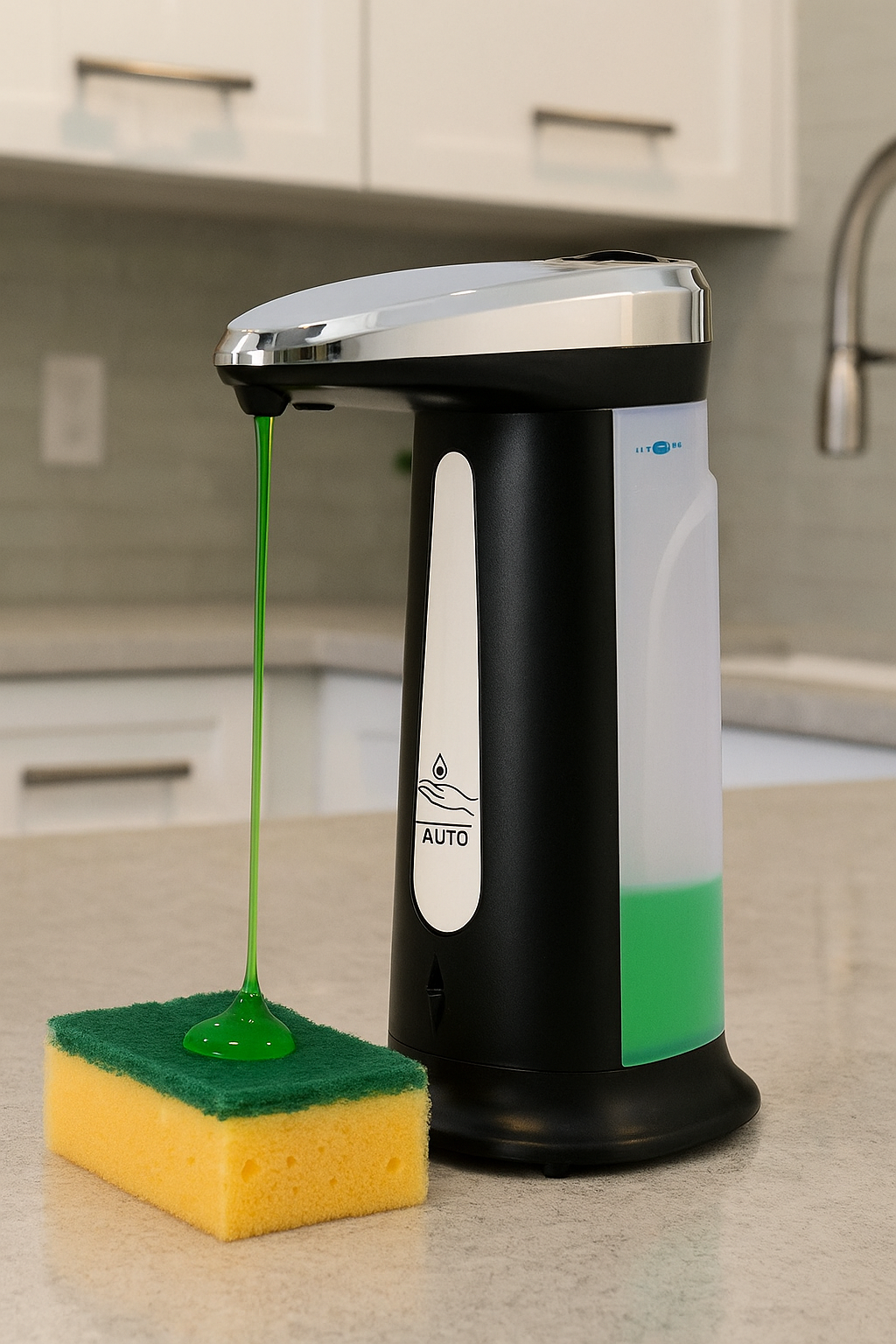 Dispensador Automático de Jabón con Sensor Infrarrojo