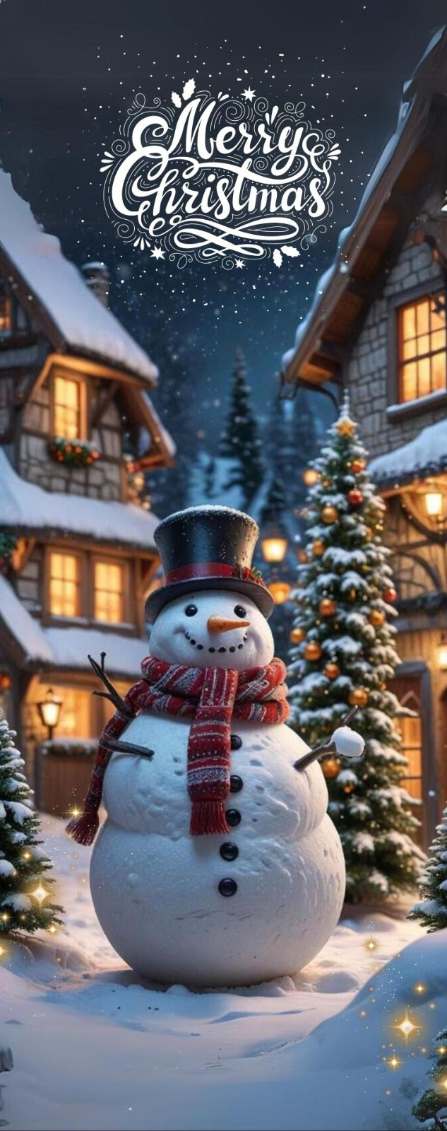 Funda para navidad 🎄✨ Transforma tu puerta en el rincón más navideño de tu casa