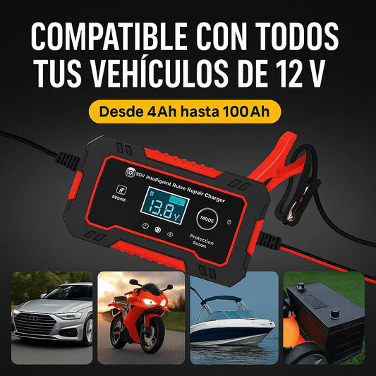 ¡Carga tu batería en minutos y evita quedarte varado!