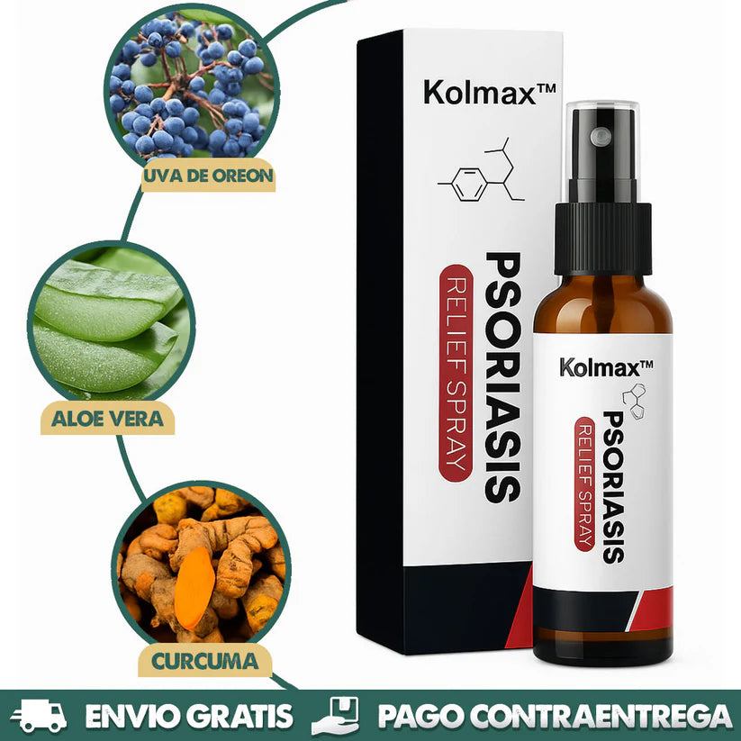 DERMAX™ Spray para Psoriasis – Alivio rápido de picazón, ardor y enrojecimiento
